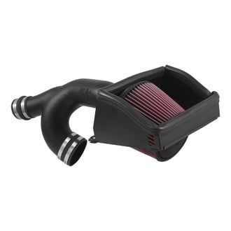K&N® - 63 Series AirCharger® High-Density Polyethylene Cold Air Intake System with Red Filter
