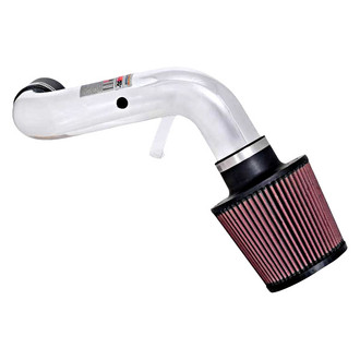 K&N® - 69 Series Typhoon® Aluminum Polished Short Ram Air Intake System with Red Filter