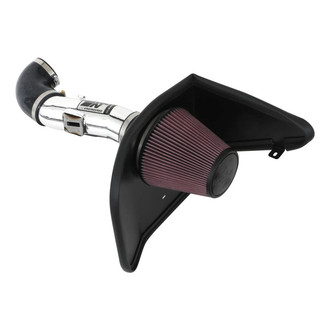 K&N® - 69 Series Typhoon® Aluminum Polished Cold Air Intake System with Red Filter