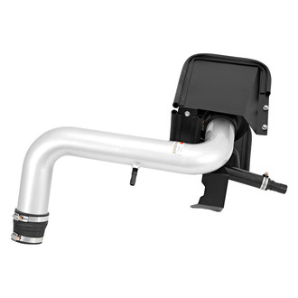 K&N® - 69 Series Typhoon® Aluminum Silver Cold Air Intake System with Red Filter