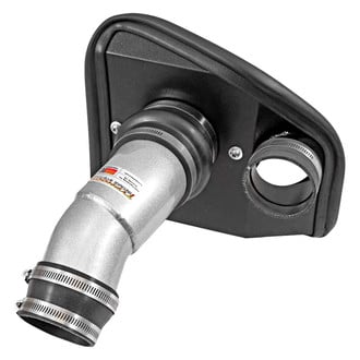 K&N® - 69 Series Typhoon® Aluminum Silver Cold Air Intake System with Red Filter