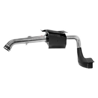 K&N® - 69 Series Typhoon® Complete Aluminum Polished Cold Air Intake System with Red Filter