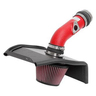 K&N® - 69 Series Typhoon Aluminum Red Cold Air Intake System with Red Filter