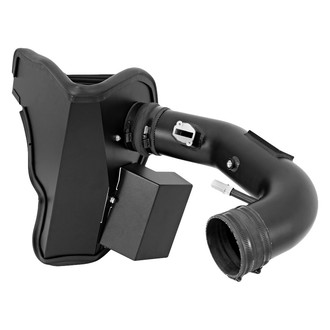 K&N® - 71 Series Blackhawk Induction® Aluminum Black Powder Coated Cold Air Intake System with Black Filter