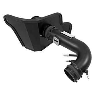 K&N® - 71 Series Blackhawk Induction® Aluminum Black Powder Coated Cold Air Intake System with Black Filter