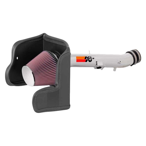 K&N® 779030KP 77 Series HighFlow Performance Aluminum Polished Cold