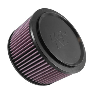 K&N® - E Series Round Straight Red Air Filter (5.25" ID x 8.25" OD x 4.25" H)
