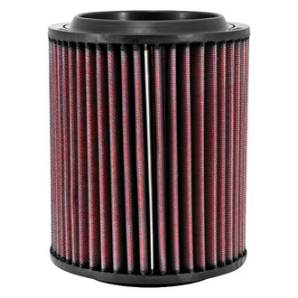 K&N® - E Series Round Straight Red Air Filter (4" ID x 5.75" OD x 7.25" H)