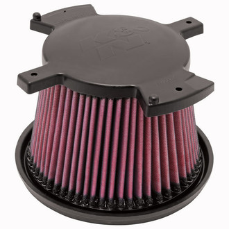 K&N® - E Series Unique Red Air Filter (8.5" B x 9.25" T x 6.75" H)