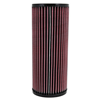 K&N® - E Series Round Straight Red Air Filter (3.375" ID x 5.25" OD x 13.125" H)
