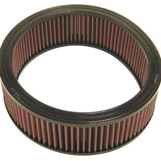 K&N® - E Series Round Straight Red Air Filter (9.25" ID x 11" OD x 3.5" H)