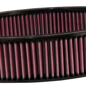 K&N® - E Series Round Straight Red Air Filter (12" ID x 14" OD x 3.063" H)