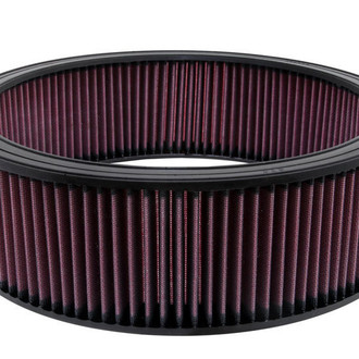 K&N® - E Series Round Straight Red Air Filter (11.75" ID x 13.75" OD x 4.031" H)