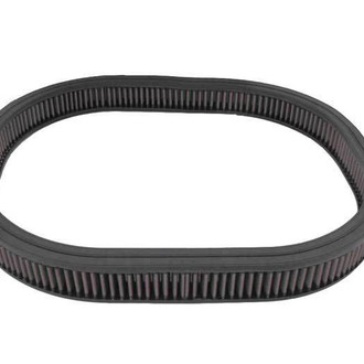 K&N® - E Series Oval Red Air Filter (19.75" BOL x 15.75" BOW x 19.75" TOL x 15.75" TOW x 2" H)