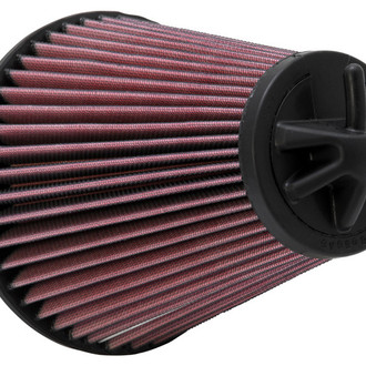 K&N® - E Series Round Tapered Red Air Filter (3.75" F x 7" B x 3.75" T x 7.563" H)