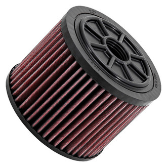 K&N® - E Series Round Straight Red Air Filter (3.125" ID x 6.125" OD x 4.813" H)
