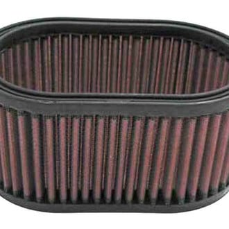 K&N® - E Series Oval Red Air Filter (7" BOL x 4.5" BOW x 7" TOL x 4.5" TOW x 3.313" H)
