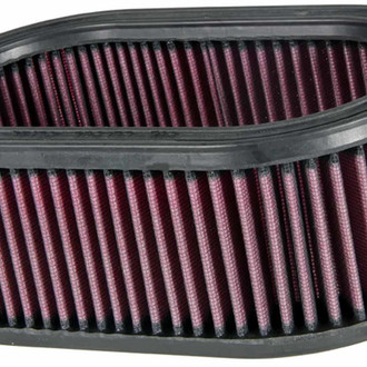 K&N® - E Series Oval Red Air Filter (8.875" BOL x 5.25" BOW x 8.875" TOL x 5.25" TOW x 3.25" H)
