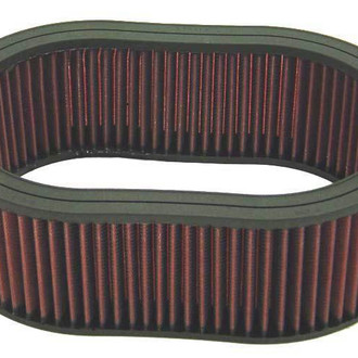 K&N® - E Series Oval Red Air Filter (11.5" BOL x 8.125" BOW x 11.5" TOL x 8.125" TOW x 4" H)