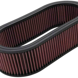 K&N® - E Series Oval Red Air Filter (14.625" BOL x 7.75" BOW x 14.625" TOL x 7.75" TOW x 4" H)