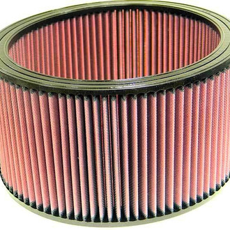 K&N® - E Series Round Straight Red Air Filter without Inner Wire (9.25" ID x 11" OD x 6" H)