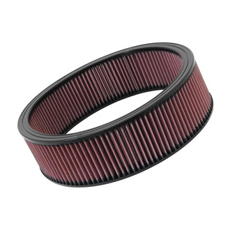 K&N® - E Series Round Straight Red Air Filter without Inner Wire (12" ID x 14" OD x 4" H)