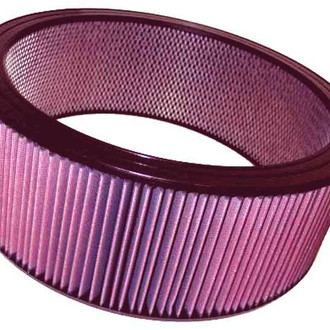 K&N® - E Series Round Straight Red Air Filter with Inner Wire (14.5" ID x 17" OD x 6" H)