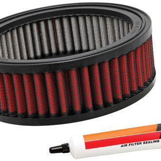 K&N® - E Series Round Straight Air Filter with Open Top