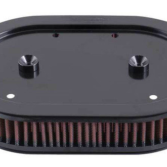 K&N® - Power Sport Oval Red Air Filter (1.875" H)