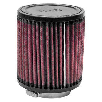 K&N® - Round Straight Red Air Filter (2.563" F x 4.313" (110 mm) T x 4.5" OD x 5" H)