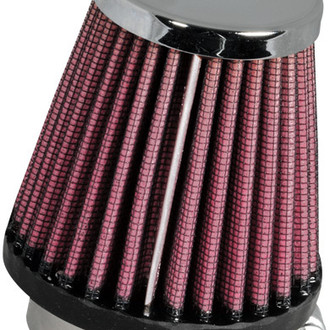 K&N® - Round Tapered Red Air Filter (1.938" F x 3" B x 2" T x 3" H)
