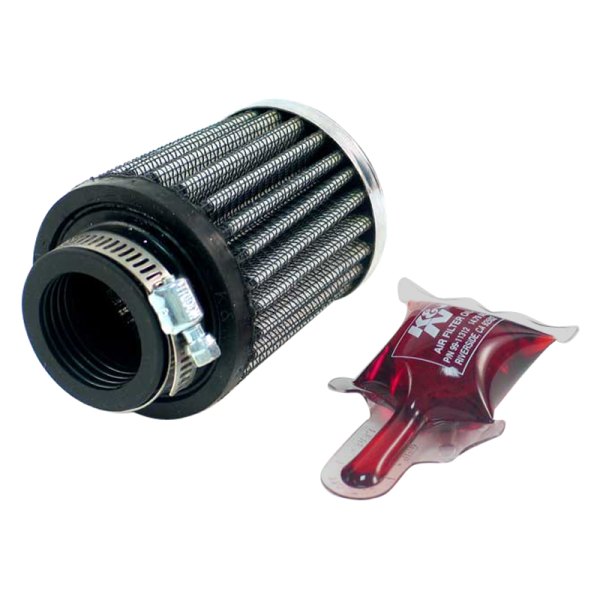 K&N® RC2540 Round Tapered Red Air Filter (1.125" F x 2.25" B x 2" T