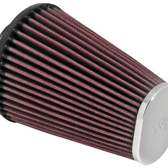 K&N® - Power Sport Oval Tapered Red Air Filter