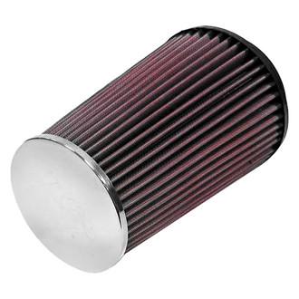 K&N® - Round Tapered Red Air Filter (4" F x 5.375" B x 4.5" T x 8" H)