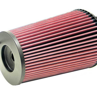 K&N® - Round Tapered Red Air Filter (4" F x 6.625" B x 5.25" T x 9.5" H)
