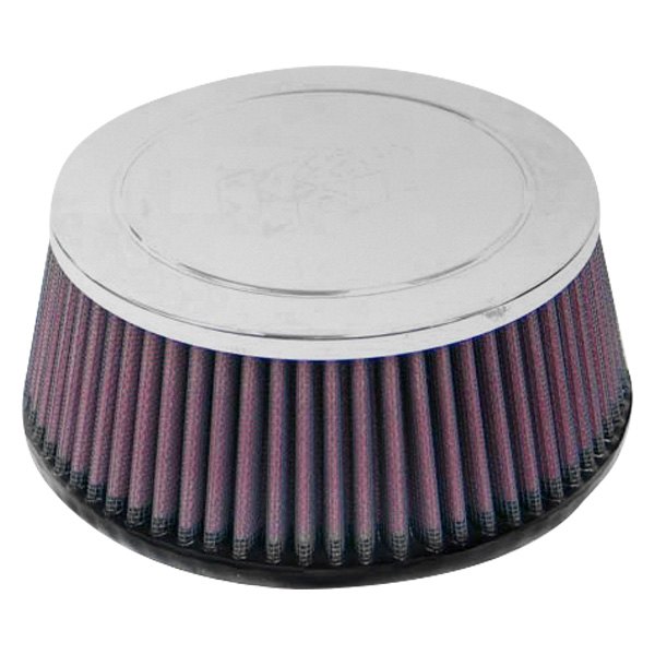 K&N® RC4840 Round Tapered Red Air Filter (3.875" F x 6.75" B x 5.875