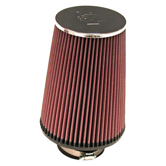 K&N® - Round Tapered Red Air Filter (3" F x 6" B x 4.5" T x 8" H)