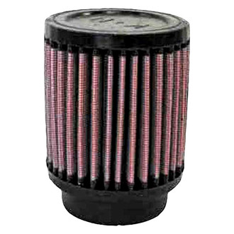 K&N® - Round Straight Red Air Filter (2.5" F x 3.5" OD x 4" H)