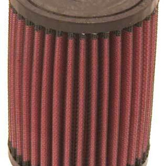 K&N® - Round Straight Red Air Filter (2.5" F x 3.5" OD x 5" H)
