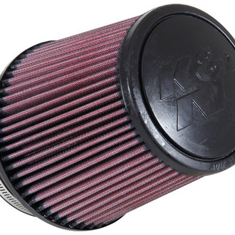 K&N® - Round Tapered Red Air Filter (4" F x 6" B x 4.625" T x 6" H)