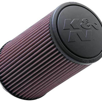 K&N® - Round Tapered Red Air Filter (4" F x 6" B x 4.625" T x 9" H)
