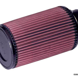 K&N® - Round Tapered Red Air Filter (3" F x 5" B x 4.625" T x 8" H)