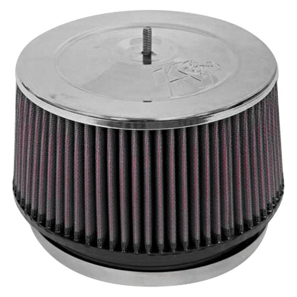 K&N® RF1010 Round Tapered Red Air Filter (6" F x 7.5" B x 7" T x 4" H)