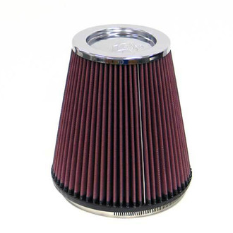 K&N® - Round Tapered Red Air Filter (6" F x 7.5" B x 5" T x 8" H)