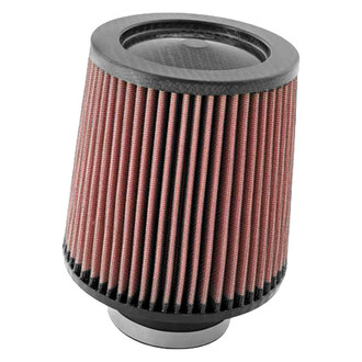 K&N® - Round Tapered Red Air Filter (3" F x 6" B x 5" T x 6" H)