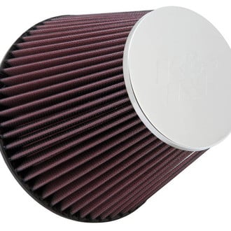 K&N® - Round Tapered Red Air Filter (6" F x 7.5" B x 4.5" T x 6" H)