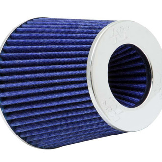 K&N® - Round Tapered Blue Air Filter (4" F x 6" B x 4.75" T x 5.5" H)
