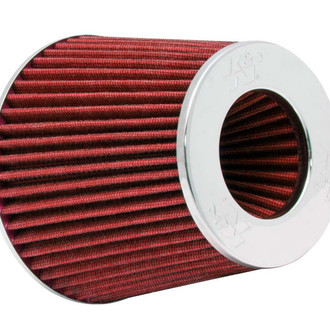 K&N® - Round Tapered Red Air Filter (4" F x 6" B x 4.75" T x 5.5" H)