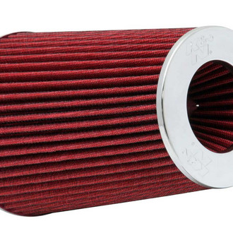 K&N® - Round Tapered Red Air Filter (4" F x 6" B x 4.75" T x 9.5" H)