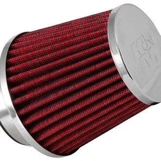 K&N® - Round Tapered Red Air Filter (2.75" F x 4.5" B x 3.5" T x 4.5" H)
